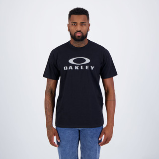 Camiseta Oakley O-Bark Preta em Oferta na Shopee