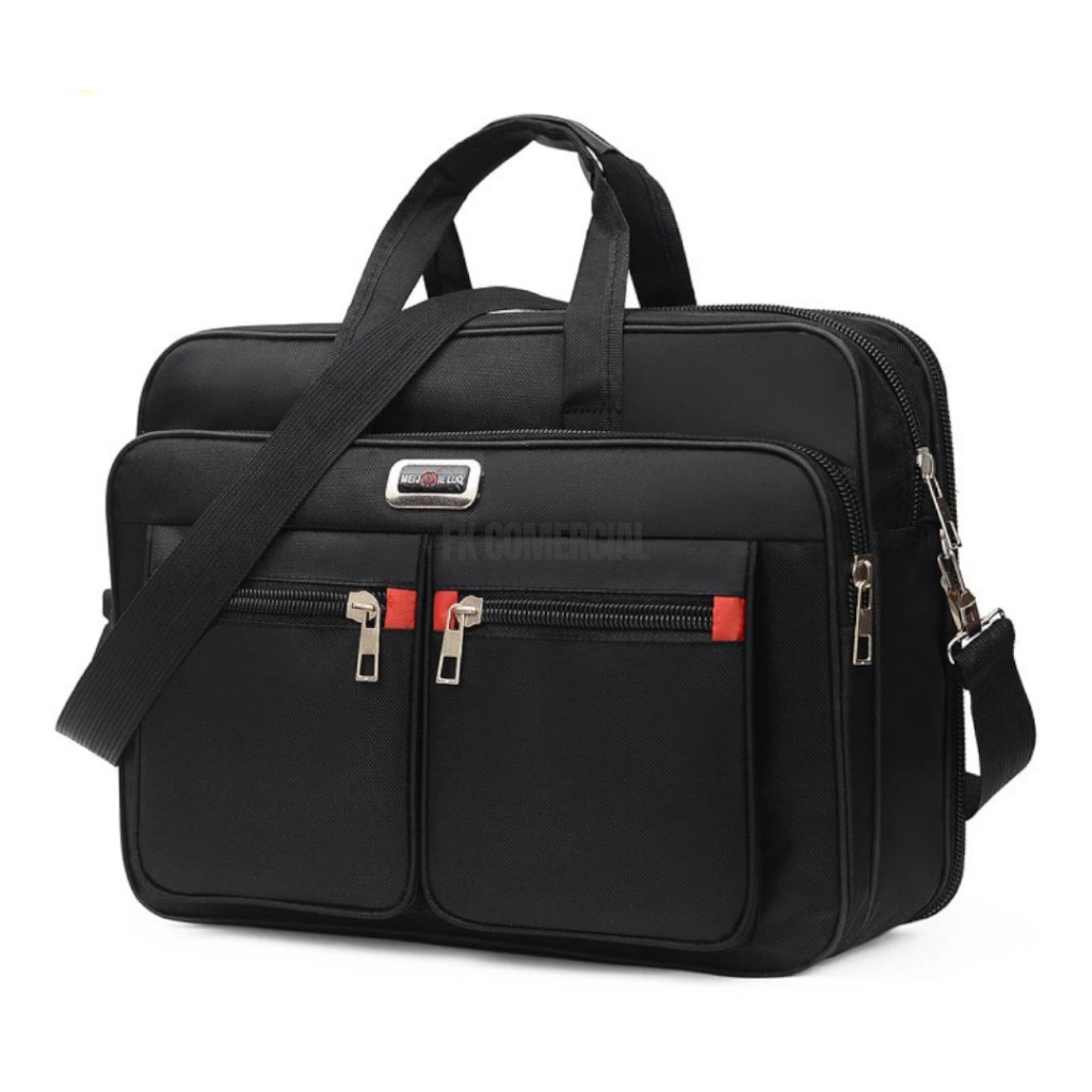 Bolsa Maleta Porta Notebook Pasta Executiva em Nylon com Alça em Oferta na Shopee