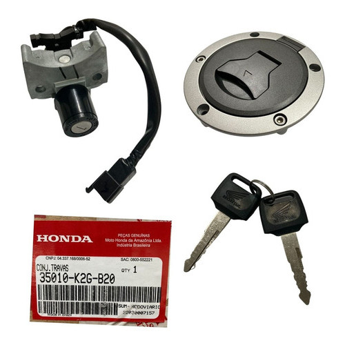 Conjunto Travas CG 160 TITAN/ FAN/ Cargo 2022/ 2023 Original Honda 35010K2GB20
