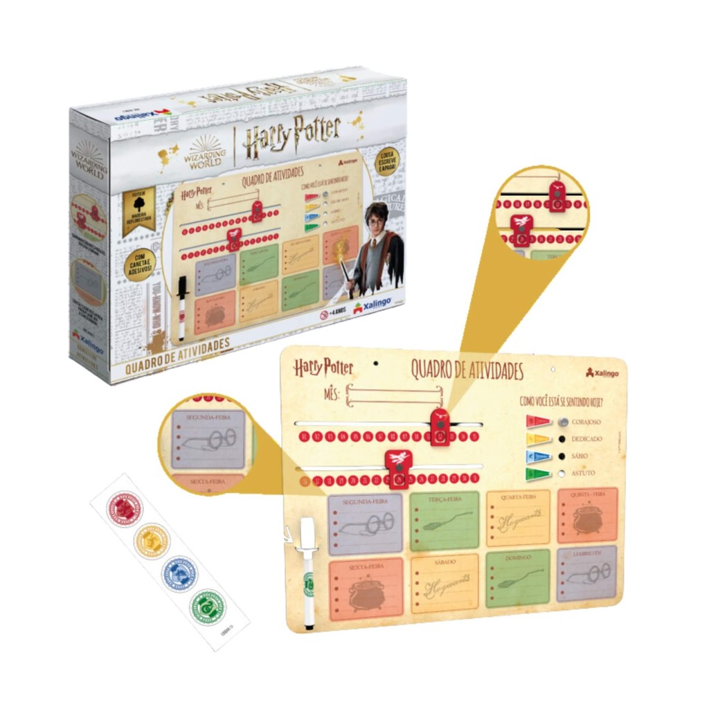 Quadro de Atividades Infantil Harry Potter Xalingo - 67987