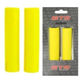 Manopla Silicone Gts Soft Bike Hand Grip Super Macia Cor Amarelo em Oferta na Shopee