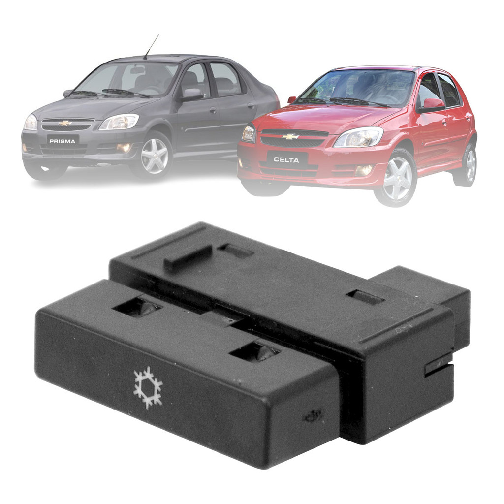 Botão Ar Condicionado Celta 2011 12 13 14 15 16 Prisma 2011 2012 GM Interruptor Painel Original - Spare Parts and Accessories for Vehicles