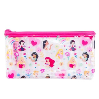 Necessaire Estojo Transparente Princesas 11.5x21cm - Disney em Oferta na Shopee