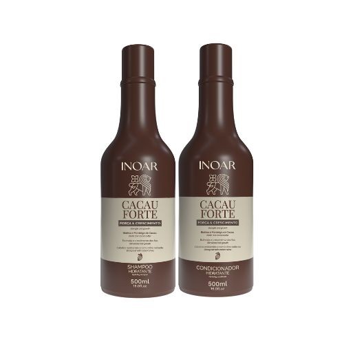 Kit Inoar Cacau Forte Shampoo + Condicionador 500ml