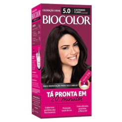 Tintura Biocolor Castanho Claro Lux 5.0 Mini