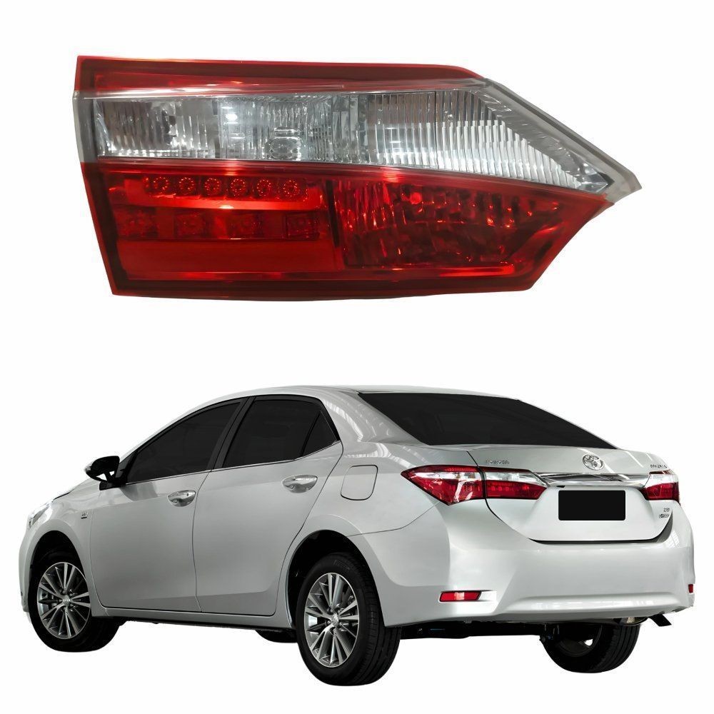 Lanterna Traseira Toyota Corolla 2015 2016 2017 Tampa Bic Com Led Lado Esquerdo Motorista