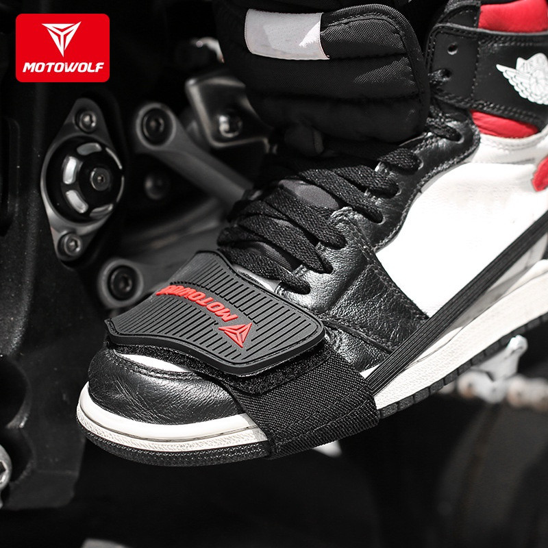 Proteção de Sapatos de Motocicleta Almofadas Antiderrapantes Capa Ajustável Protetor de Botas Leve e Durável