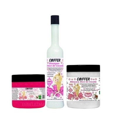 Kit Doce de Cocada Coiffer 3 passos