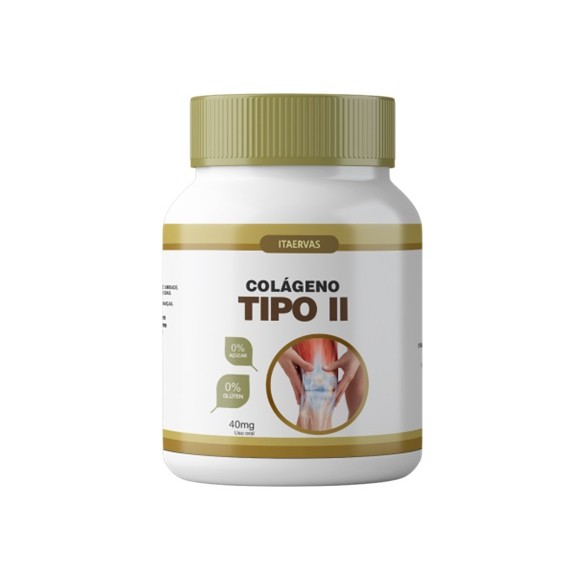 Colágeno 40mg Itaervas Tipo UC-II Tipo 2 Premium