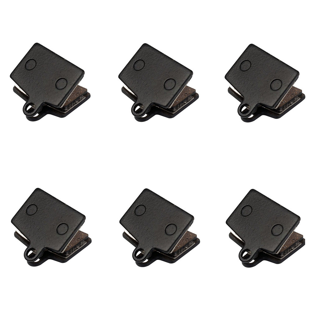 6 Pares Pastilha Freio Semi Metálica p/ Hayes Dyno Comp Sport Stroker Ryde Prime Radar MTB Bike Disco