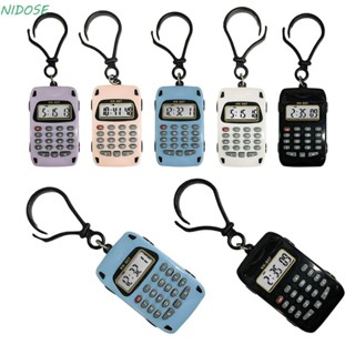 Calculadora Eletrônica NIDOSE , Mini Calculadoras De Bolso Com Display De 8 Dígitos , Chaveiro Criativo Multifuncional em Oferta na Shopee