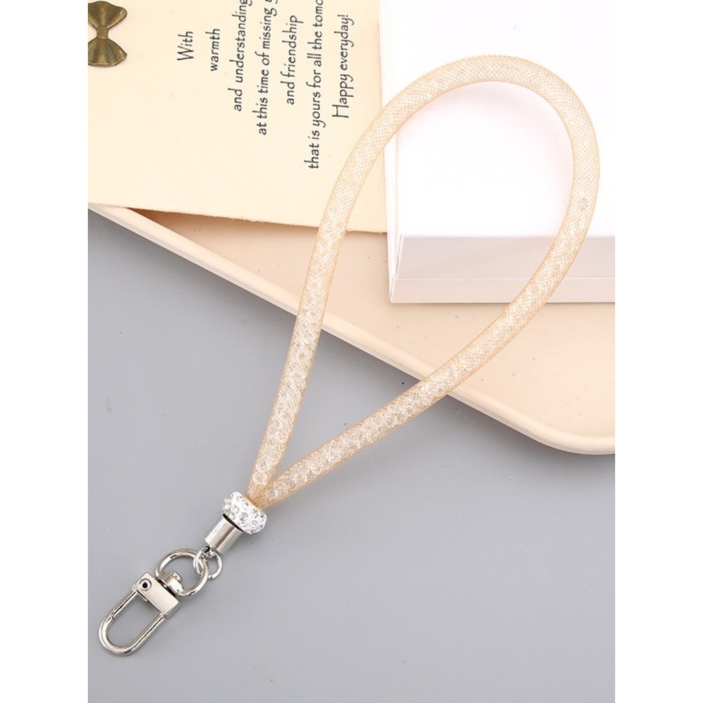 Pulseira de malha para celular com diamante mais vendida