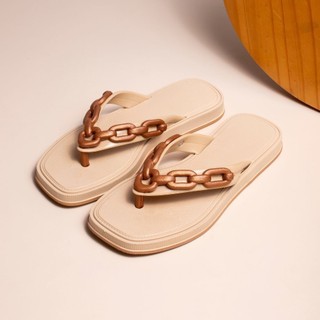 Chinelo de Dedo Feminino Casual Enfeite ABS Corrente Estilo Verão LANÇAMENTO ENVIO IMEDIATO P/ TODO BRASIL