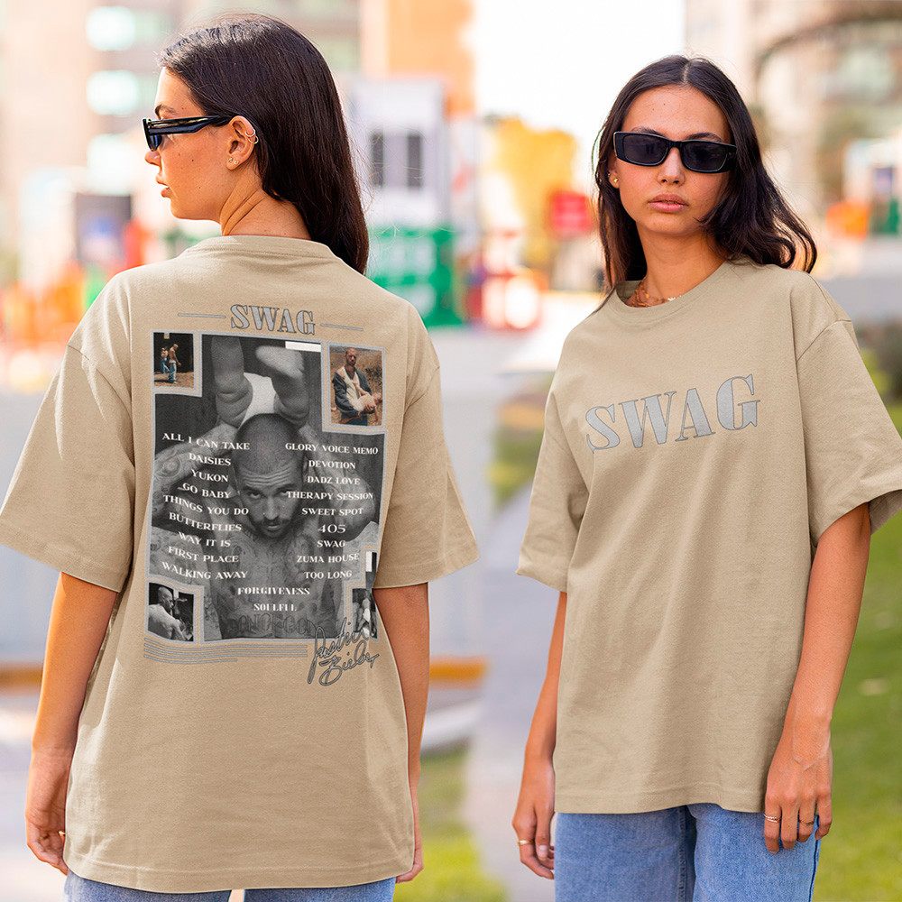 Camisa Justin Bieber Album Swag Musicas Camisa Belieber Unissex Personalizada Cantor Blusa Algodão
