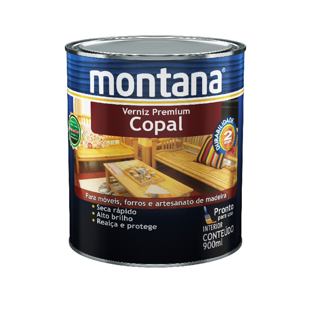 Verniz Copal Brilhante Vários Tamanhos Montana em Oferta na Shopee