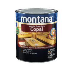 Verniz Premium Copal Incolor Brilhante 900ml e 3,6L Montana Proteção para Madeiras