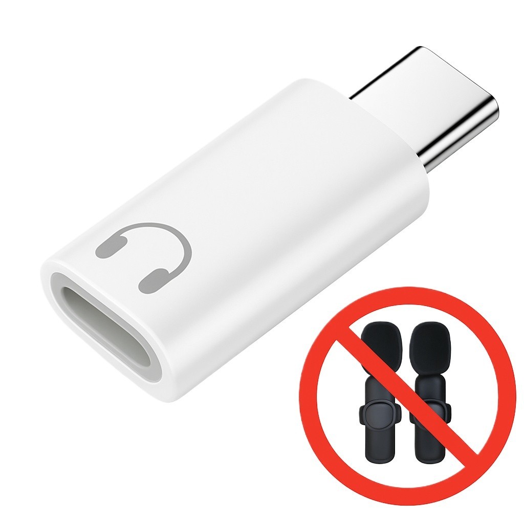 Adaptador Lightning Para Usb C Para iPhone 15 16 Fone Ouvido Android computador notebook pc