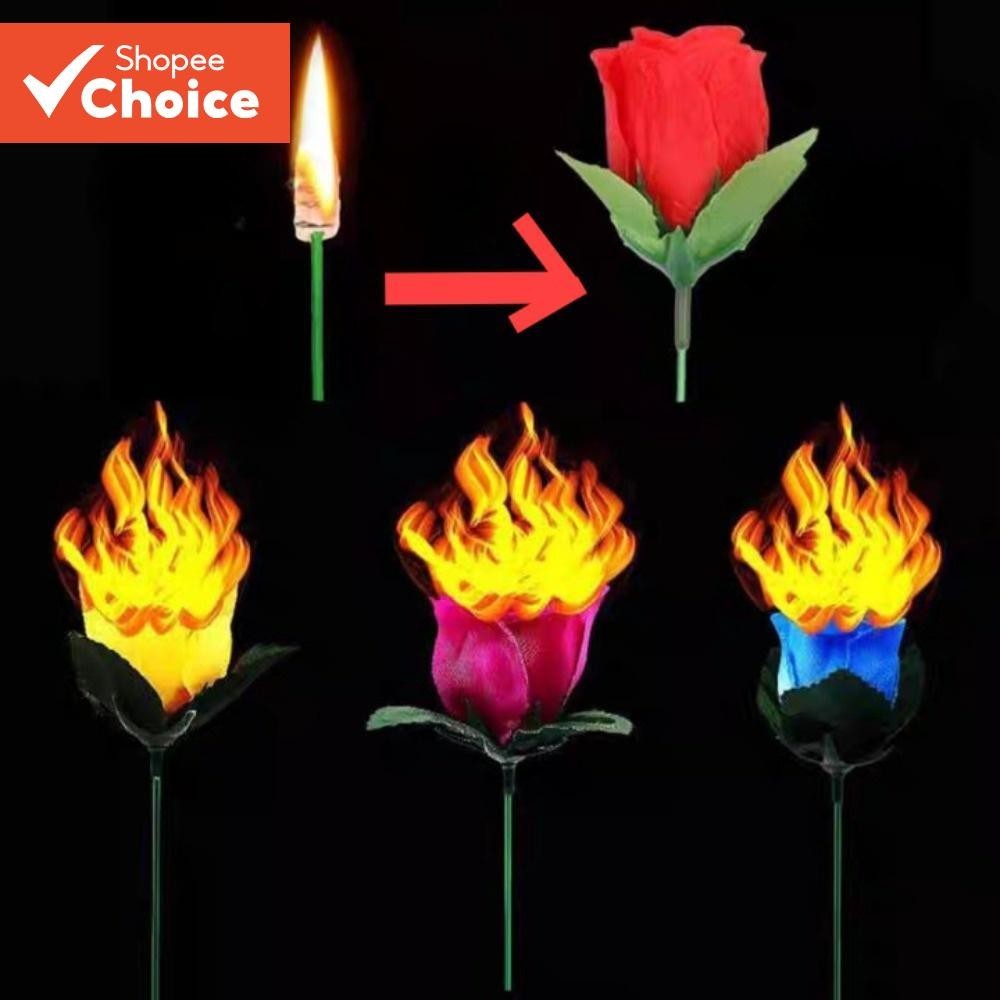 Tocha Mágica Criativa Se Transforma Em Rosas Flor Proposta De Casamento Palco Dia Dos Namorados Adereços-1Pcs