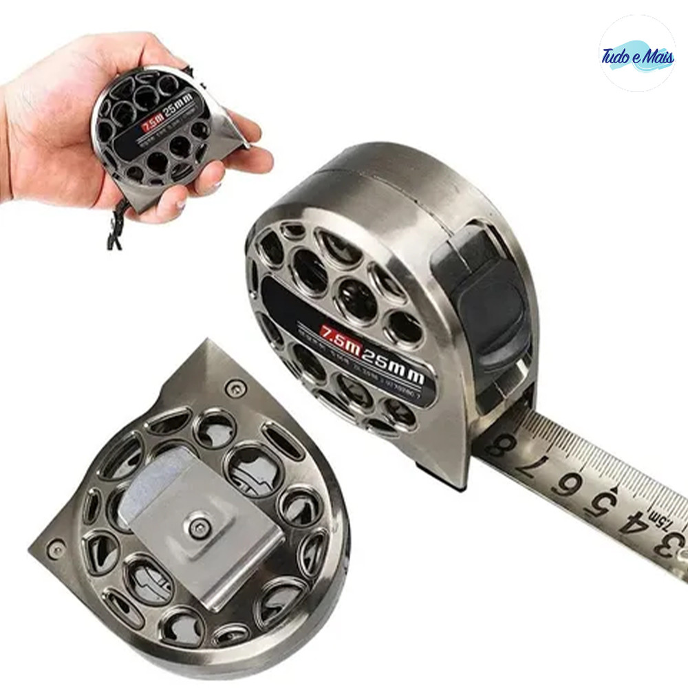 Fita Aço Inoxidável Reforçada Impermeável Anti-queda Precisão para Construção e Lar em Oferta na Shopee