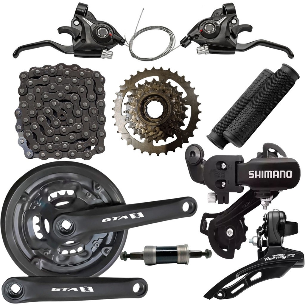 Grupo Kit Marcha Bike 21v Mtb Transmissão Shimano Yamada em Oferta na Shopee