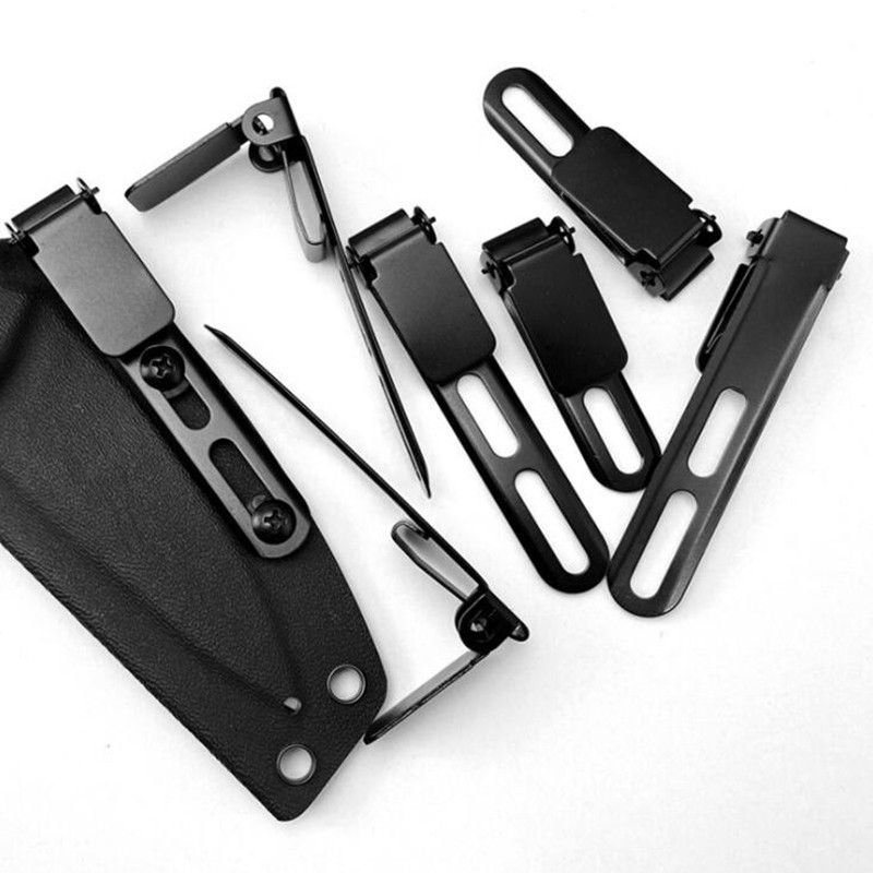 LUC clip De Ferramenta Multifuncional EDC Para Sobrevivência Ao Ar Livre Bainha Faca K universal Clipe De Cintura