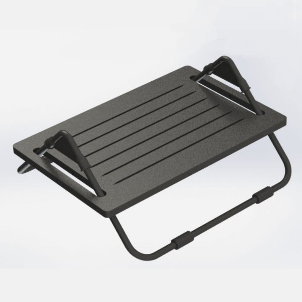 Apoio Para Pés Ergonômico com regulagem MDF Multivisão PR