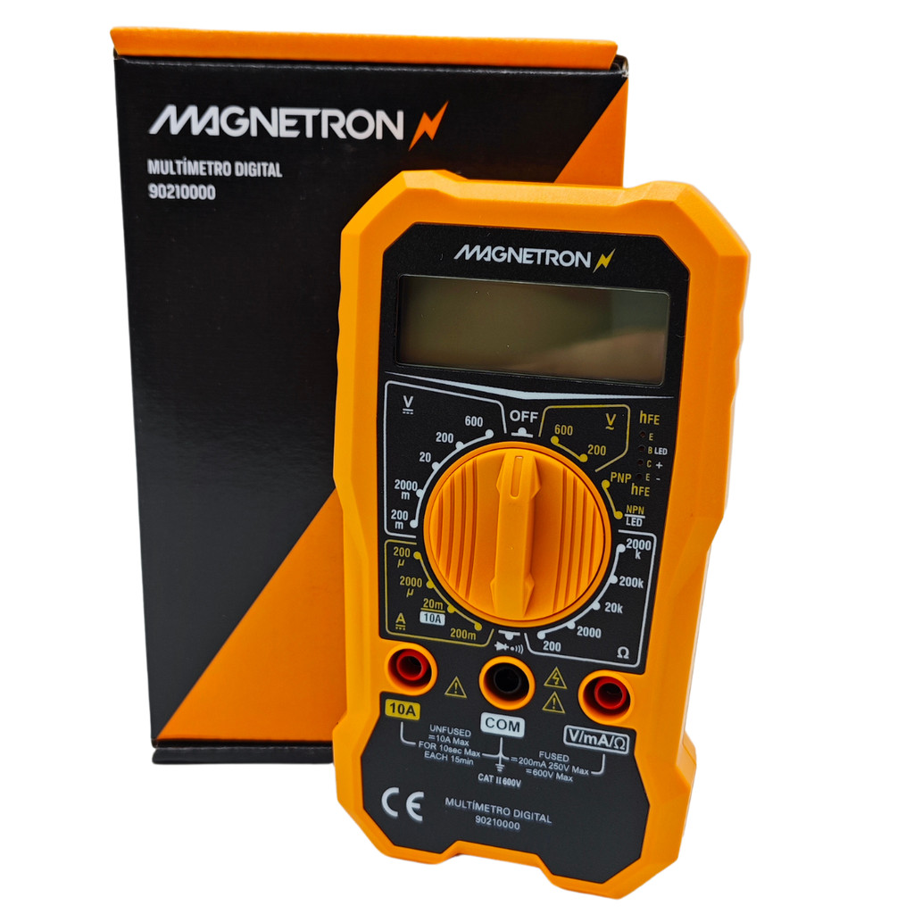 Multímetro Automotivo Digital Universal Profissional 10a-600v original Magnetron