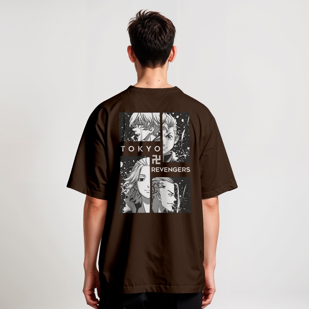 Camiseta Oversized Tokyo Revengers Mikey Streetwear Premium REF 3040 Fluxo Geek