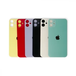 Tampa Vidro Traseira Para Iphone 11 com maçã refletiva