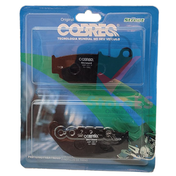 Pastilha De Freio Traseira Honda Nxr 160 Bros Esdd - Cobreq em Oferta na Shopee