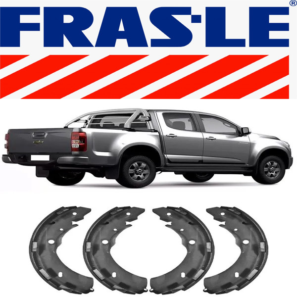 Sapata Lona Freio Chevrolet S10 2012 a 2021 Traseira Akebono Frasle MI370CP