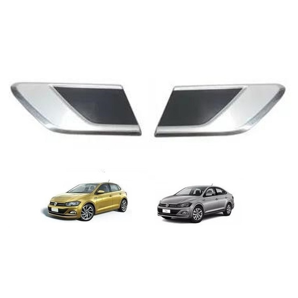 Par de emblemas laterais Volkswagen Polo 2018 a 2022 em Oferta na Shopee