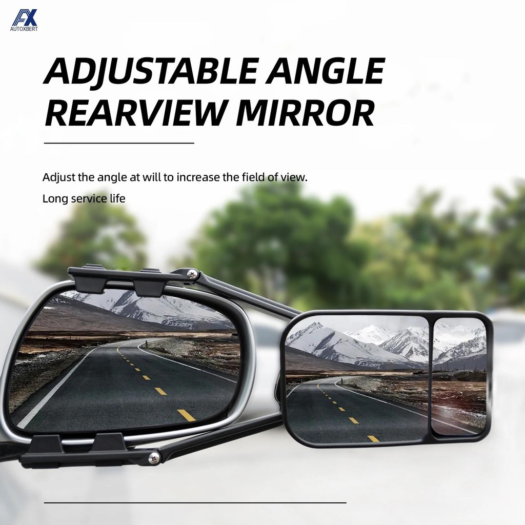 Espelho De Reboque Ajustável , Asa , Extensão De Ponto Cego , Carro , Caminhão Retrovisor Lateral