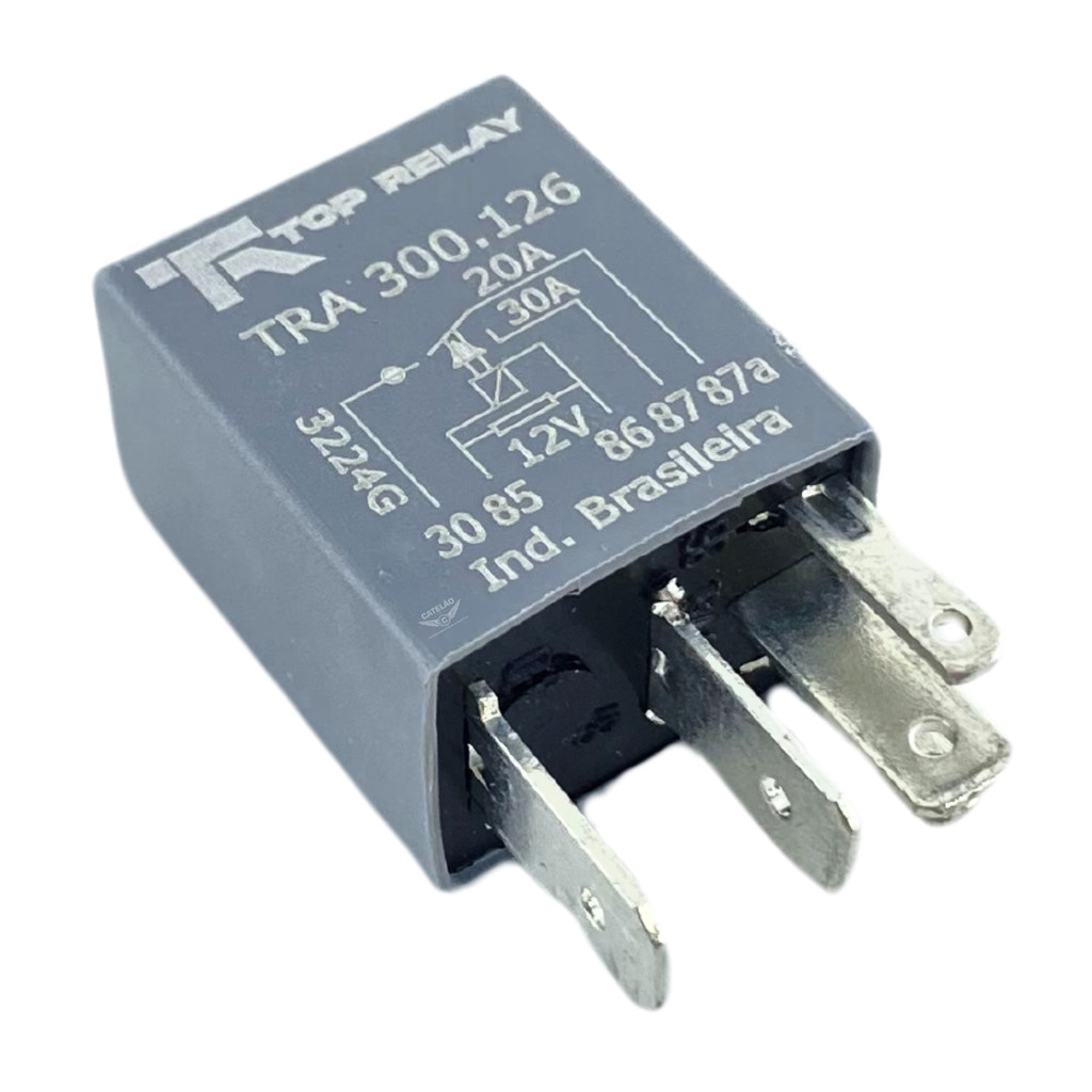 Mini Relê Combustível Ar Condicionado Kadett Monza 52255944 5 Pinos 12v 20/30a