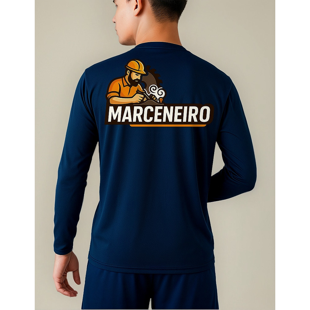 Camiseta De Marcenaria Camisa Marceneiro Uniforme Trabalho