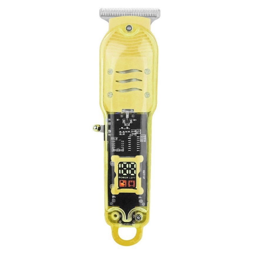 Detalhes do Máquina De Cortar Cabelo Profissional Smart Lcd Barbeador Elétrico Transparente Sem Fio Para Homens