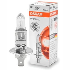 Lâmpada Halógena Automotiva Osram Original H1 55W Branco Quente 3200k Farol Alto Baixo Neblina 12V