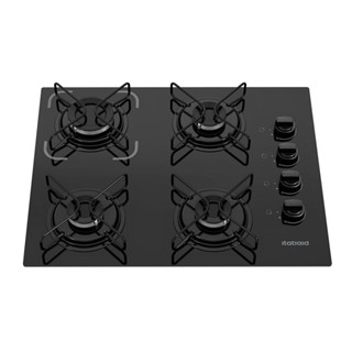 Cooktop Itatiaia Essencial 4 Bocas Vidro Preto Bivolt 3700000192 em Oferta na Shopee
