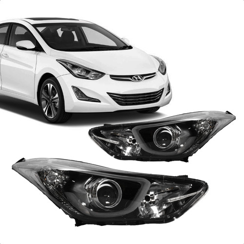 Par Farol Elantra 2014 2015 2016 Manual C/projetor C/led