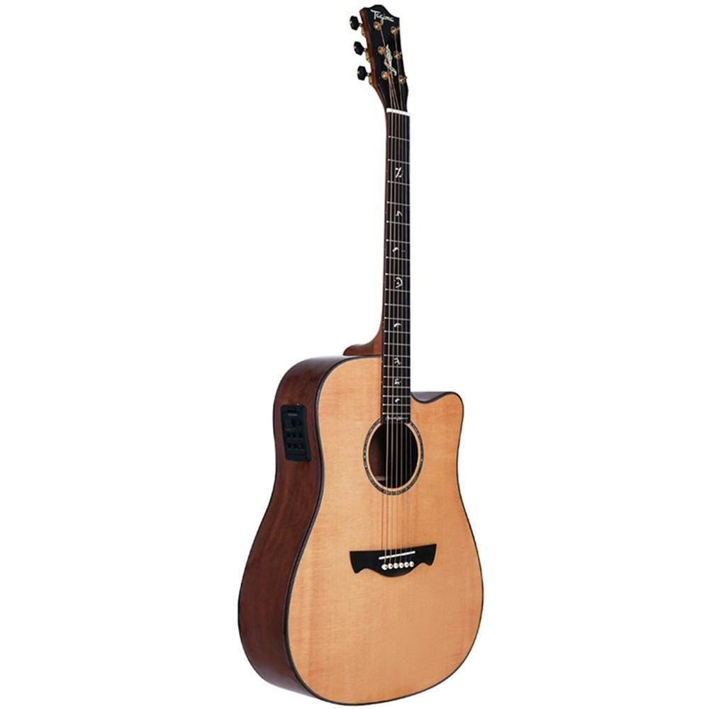 VIOLAO TAGIMA FOLK EQ ACO T/CEDRO SOLIDO B/S SAPELE ASSINATURA JUNINHO AFRAM NT