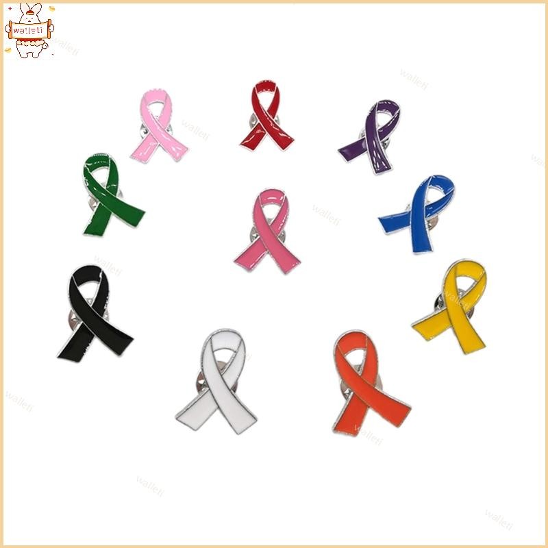 10 Peças Broche Lapela Esmaltado Conscientização Sobre Câncer Esperança Joias Alfinete em Oferta na Shopee
