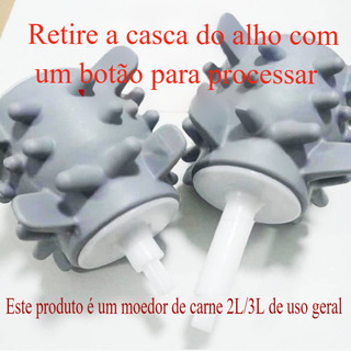Acessórios para moedor de carne 3L 2L (com descascador de alho) Descascador de alho