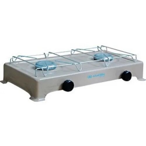 Fogão Camping 2 Bocas Araceba Modelo Acf-0101 Creme