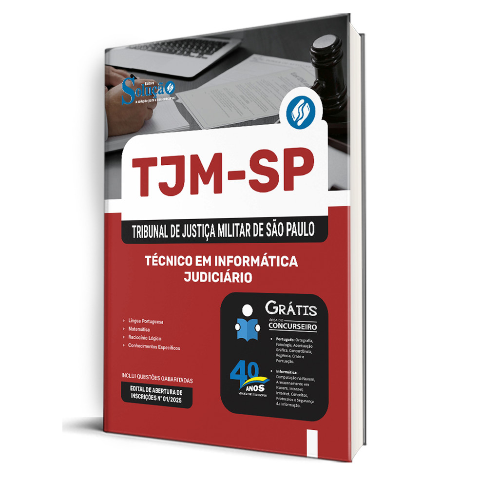 Apostila TJM-SP  - Técnico em Informática Judiciário