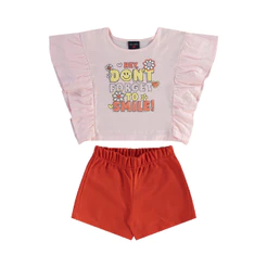 Conjunto Blusa e Short para Menina Guloseima