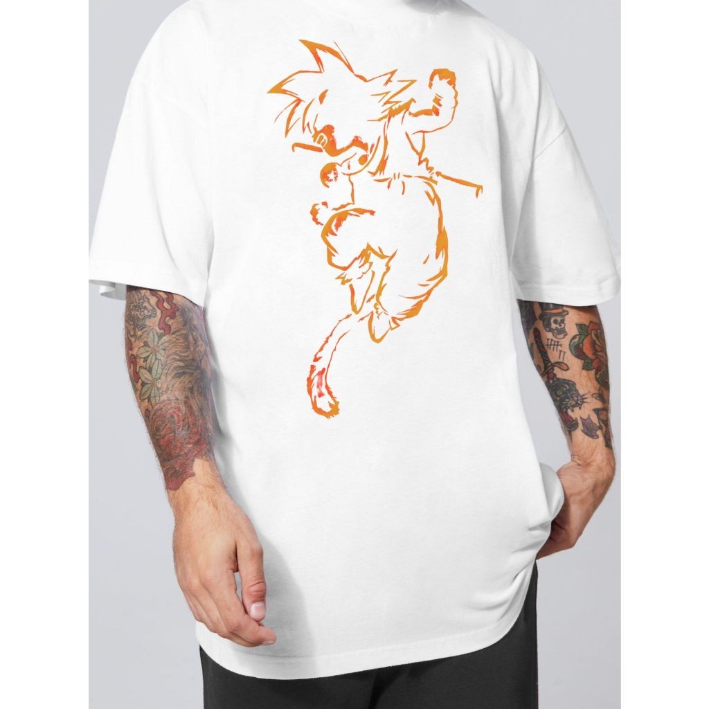 Camisa Premium 30.1 Camiseta Goku Dragon Ball Z Masculino Feminina Poliéster Camisa Dry Fit Envio Imediato