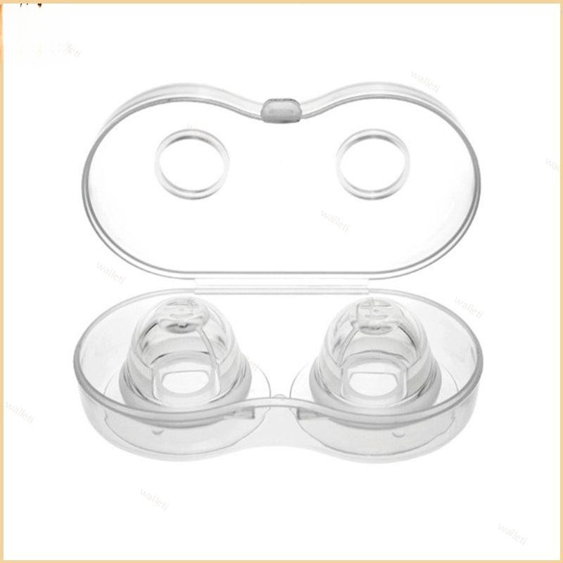 1 Par de Corretores de Mamilo de Silicone, Extrator Indolor para Corrigir Mamilos Planos e Invertidos em Oferta na Shopee