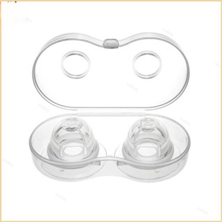 1 Par de Corretores de Mamilo de Silicone, Extrator Indolor para Corrigir Mamilos Planos e Invertidos em Oferta na Shopee