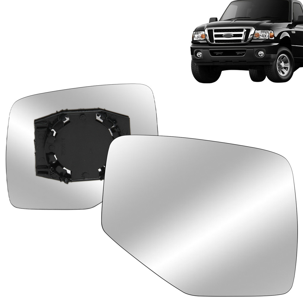 Lente Espelho Retrovisor Ecosport 03 04 05 06 07 08 09 10 11 12 Ranger 05 06 07 08 09 Com Placa