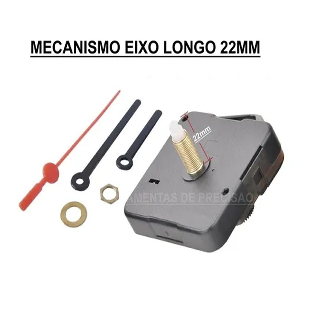 Maquina Relógio Parede Eixo Longo 22mm Tictac Maquina Movimento preciso de excelente qualidade Top demais da Boa B2